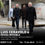 Presentación del nuevo álbum de Luis Ceravolo 4 en Bebop Club, Palermo